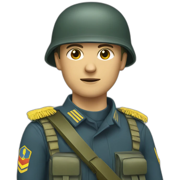ukranian soldier emoji