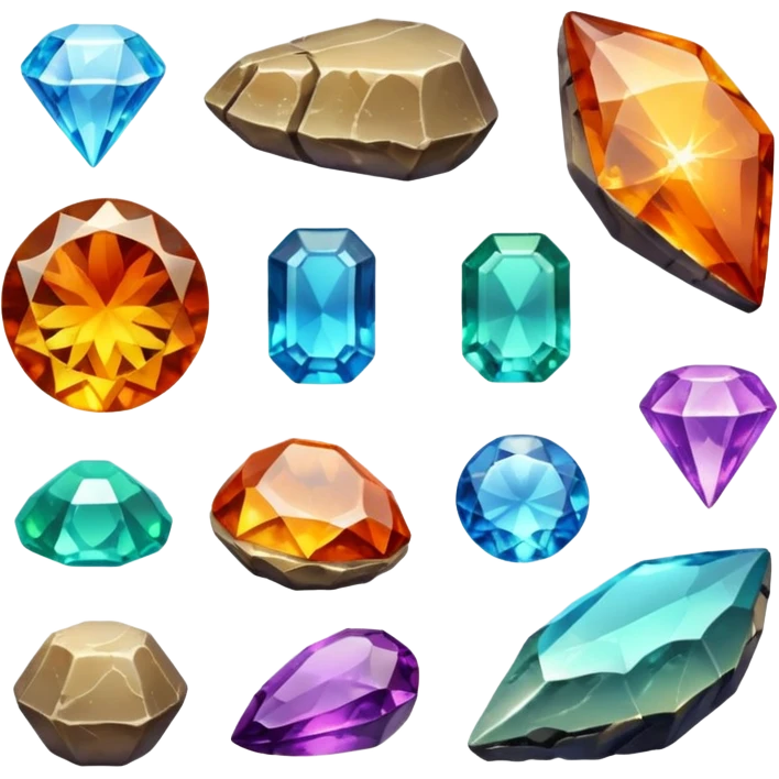 fossils and gemstones 💎 emoji