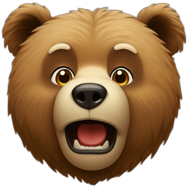 Bear says no emoji