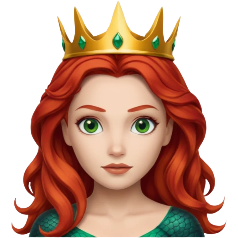 mera from aquaman with a small crown emoji