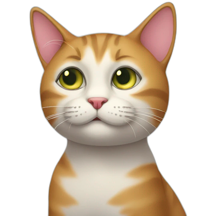 thinking cat emoji