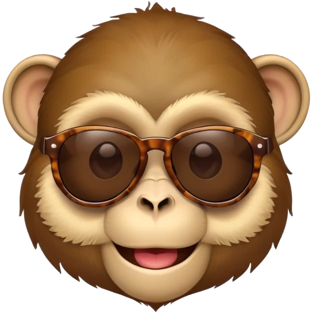 monkey wearing sunglasses  emoji