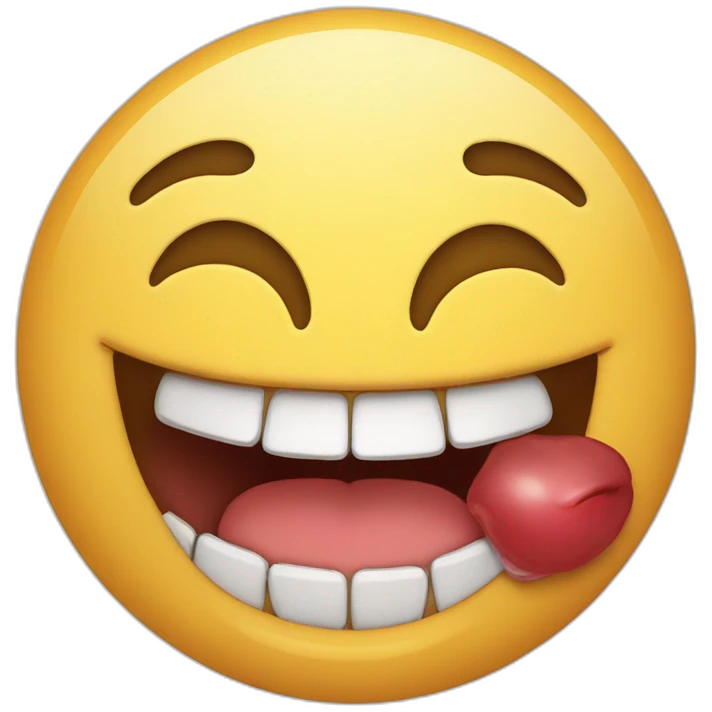 biting your tounge emoji