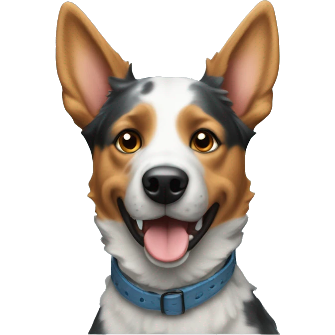 cattle dog blue healer emoji
