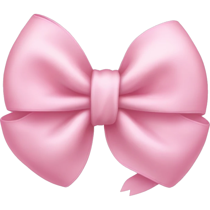 baby pink bow emoji