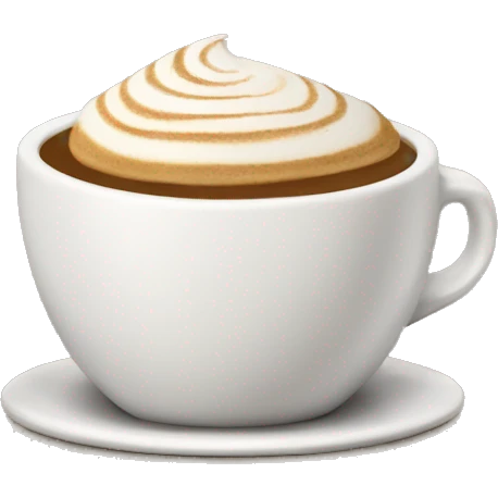 capuccino coffee cup emoji