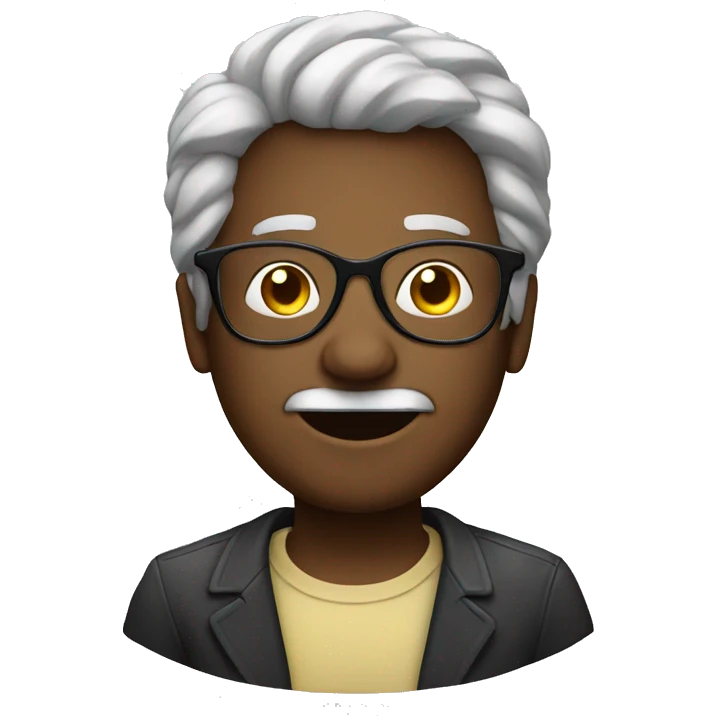 man with funny glasses  emoji