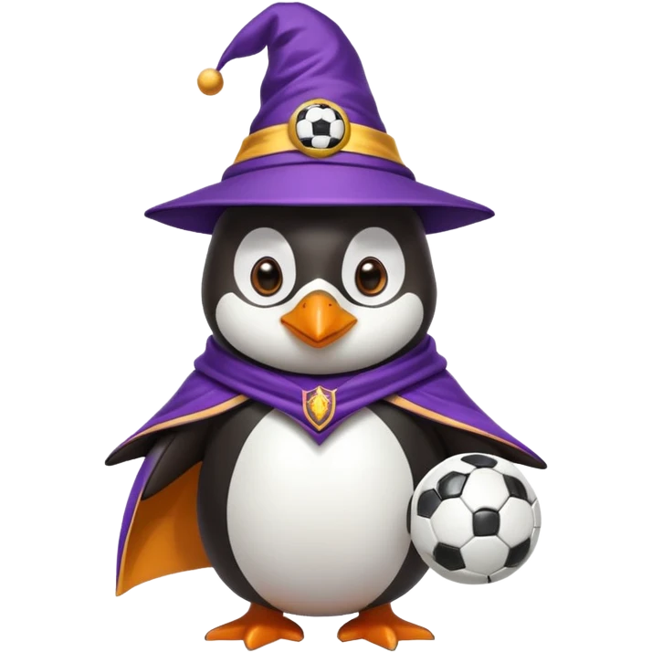 Penguin Wizard Mbappe emoji