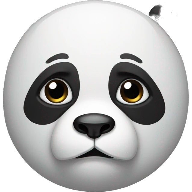 Sad panda  emoji