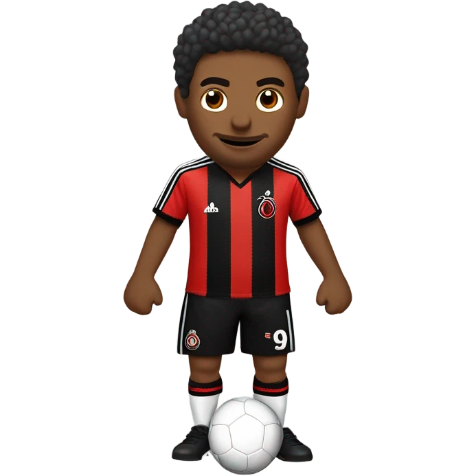 Romário jogandobola pelo Flamengo emoji