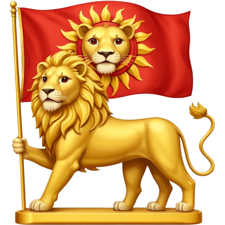 پرچم شیرو خورشید  emoji