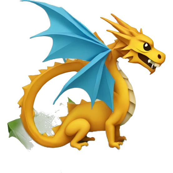 nature paper dragon emoji