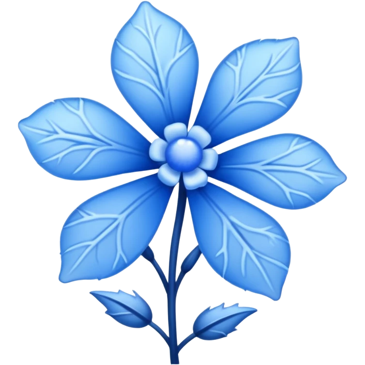 I need something for winter Video like bleu flowers emoji