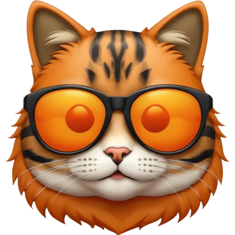 Cat wearing sunglasses emoji