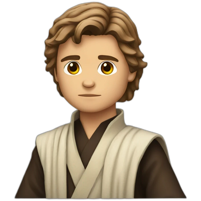 Anakin Skywalker with his scar emoji