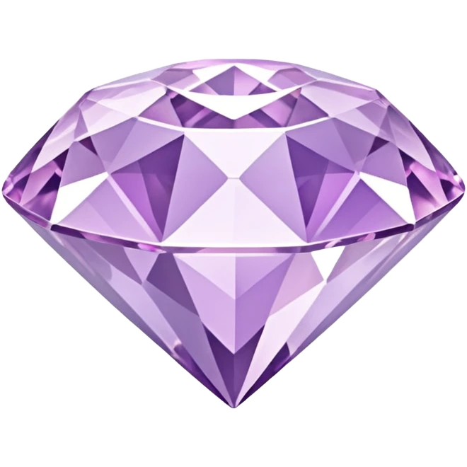 light lilac diamond, sparkling emoji