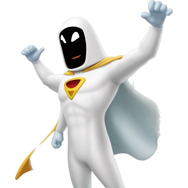 Herman hi fiving space ghost emoji