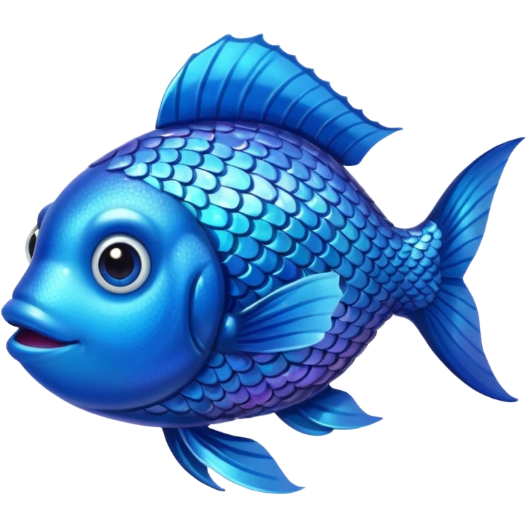 blue fish emoji