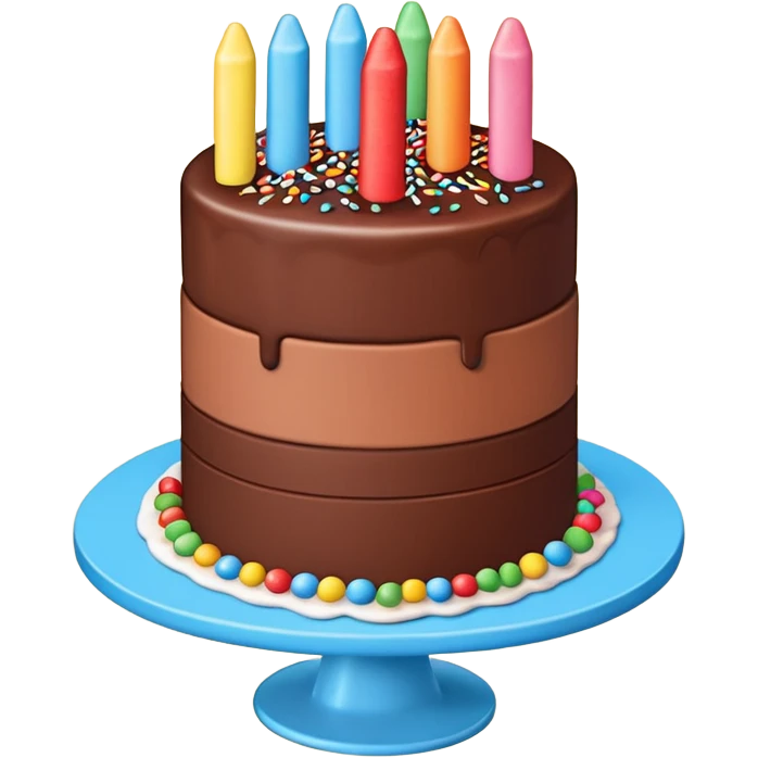 Paddlepop coklat cake emoji