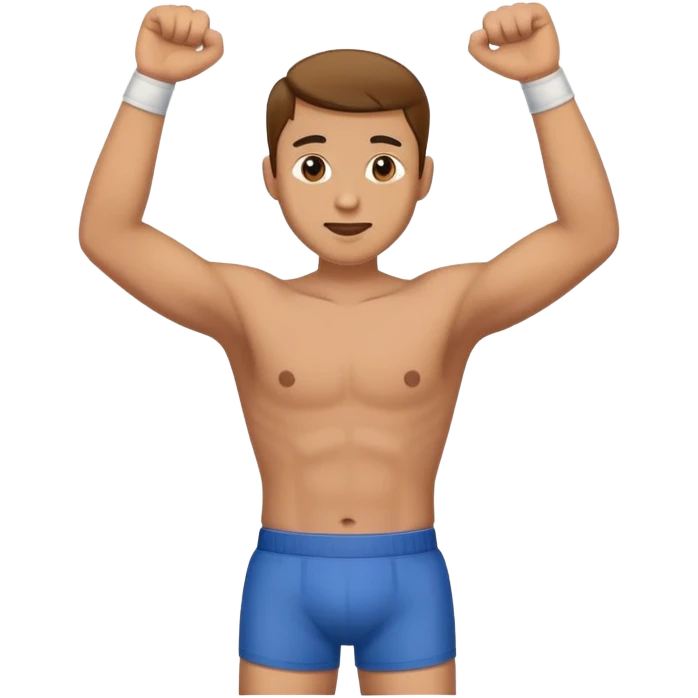man holding up his boxers with one hand emoji