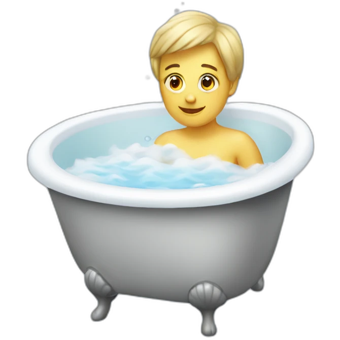 bathtub bubble emoji