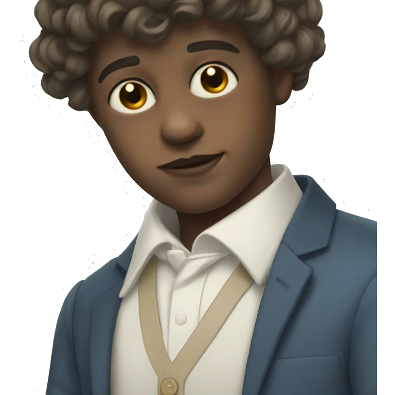 formal portrait of a boy emoji
