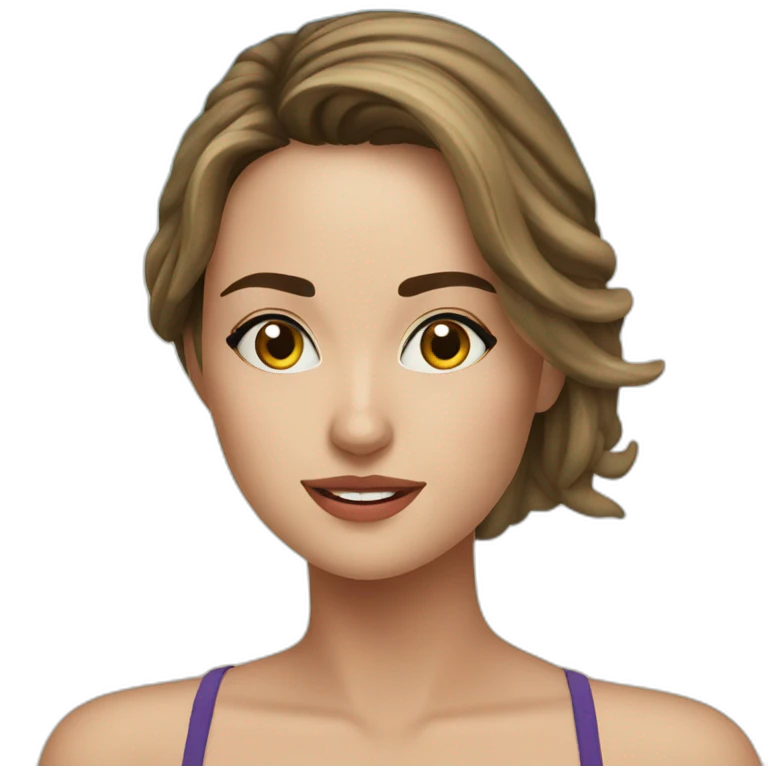 Anna De Armas on beach emoji