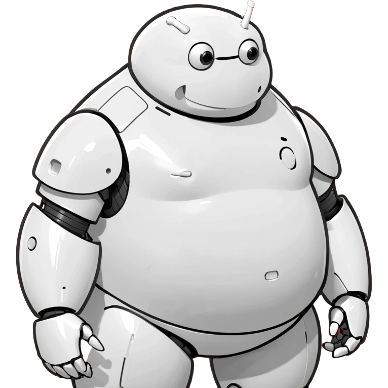 Baymax robot emoji