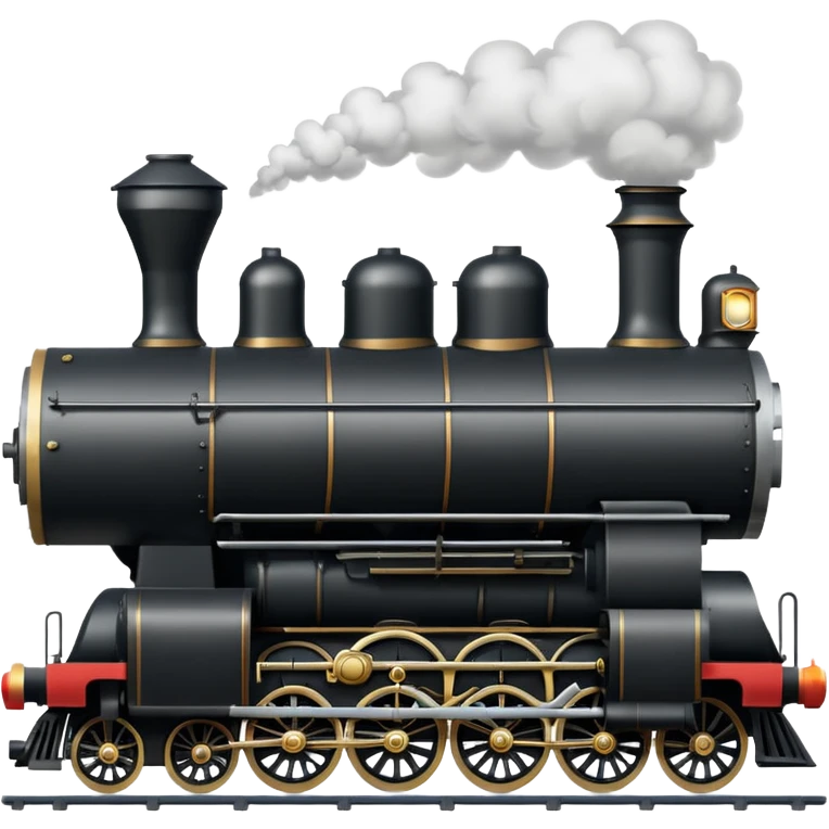 a classic steam train emoji