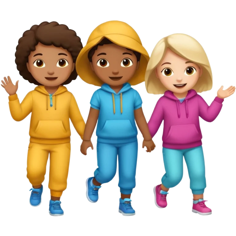 Crianças brincando  emoji