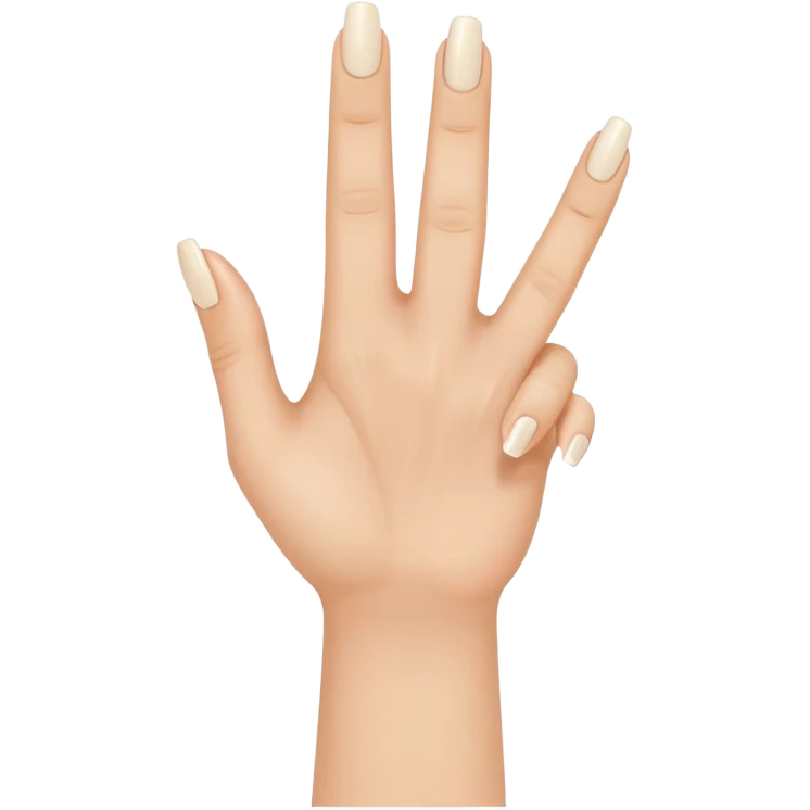 finger saying no emoji