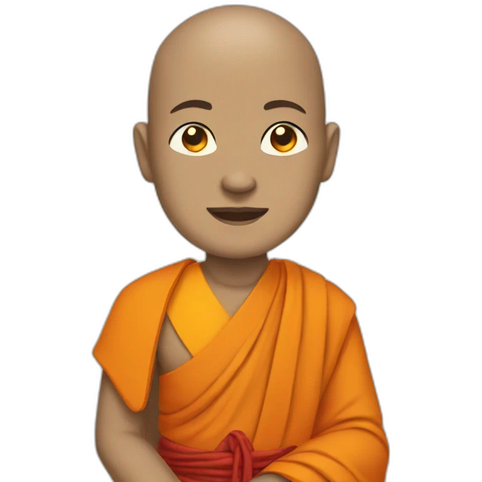 buddhist monk emoji