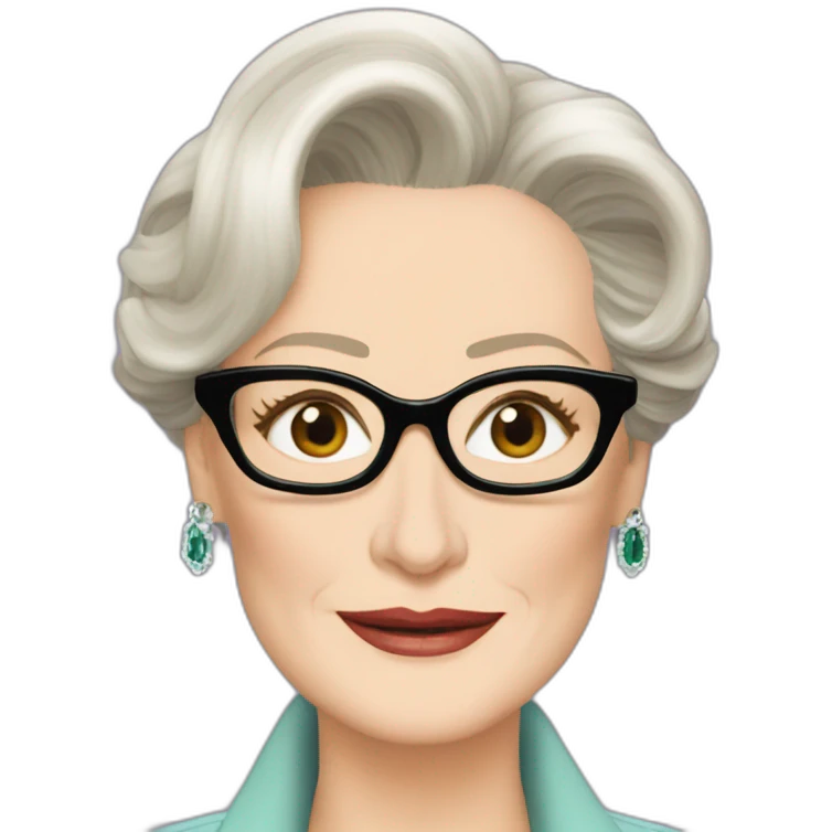 Meryl Streep in the devil wears prada emoji