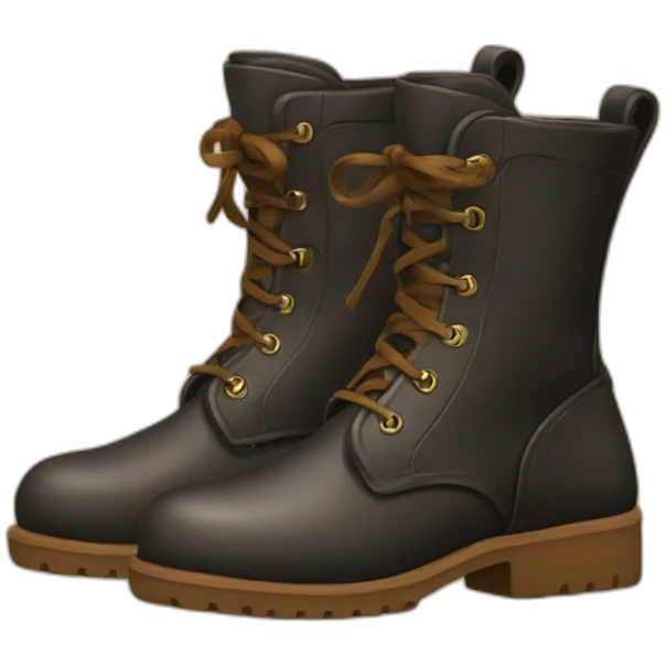 Leather boots emoji