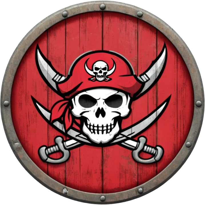 Tampa bay buccaneers vintage logo emoji