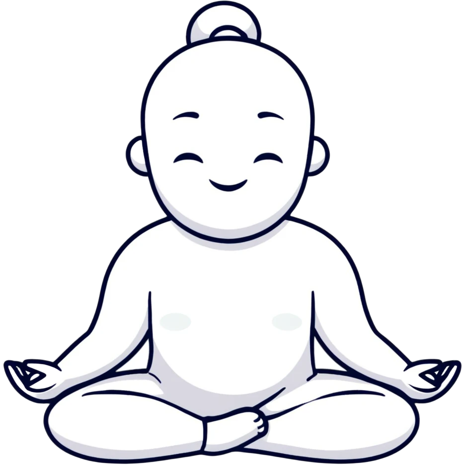 joyful yoga pose meditation wellness emoji