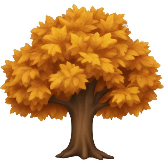 fall tree emoji