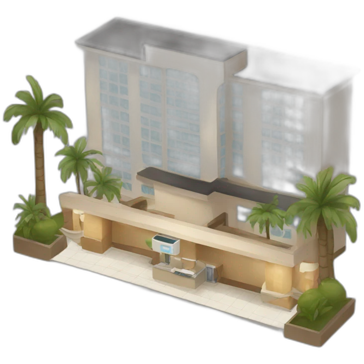 hotel check-in emoji