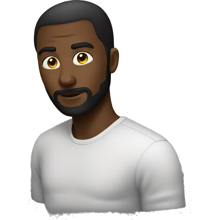 Homme noir  emoji