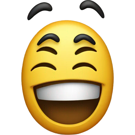 Sarcastic smiley face emoji