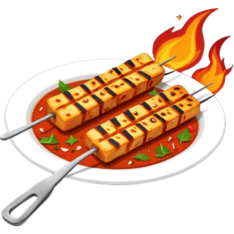 Panner tikka make it realistic  emoji