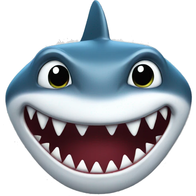 nerdy shark   emoji