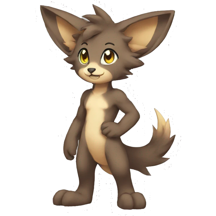 Anthro Sona Fakemon Full Body emoji