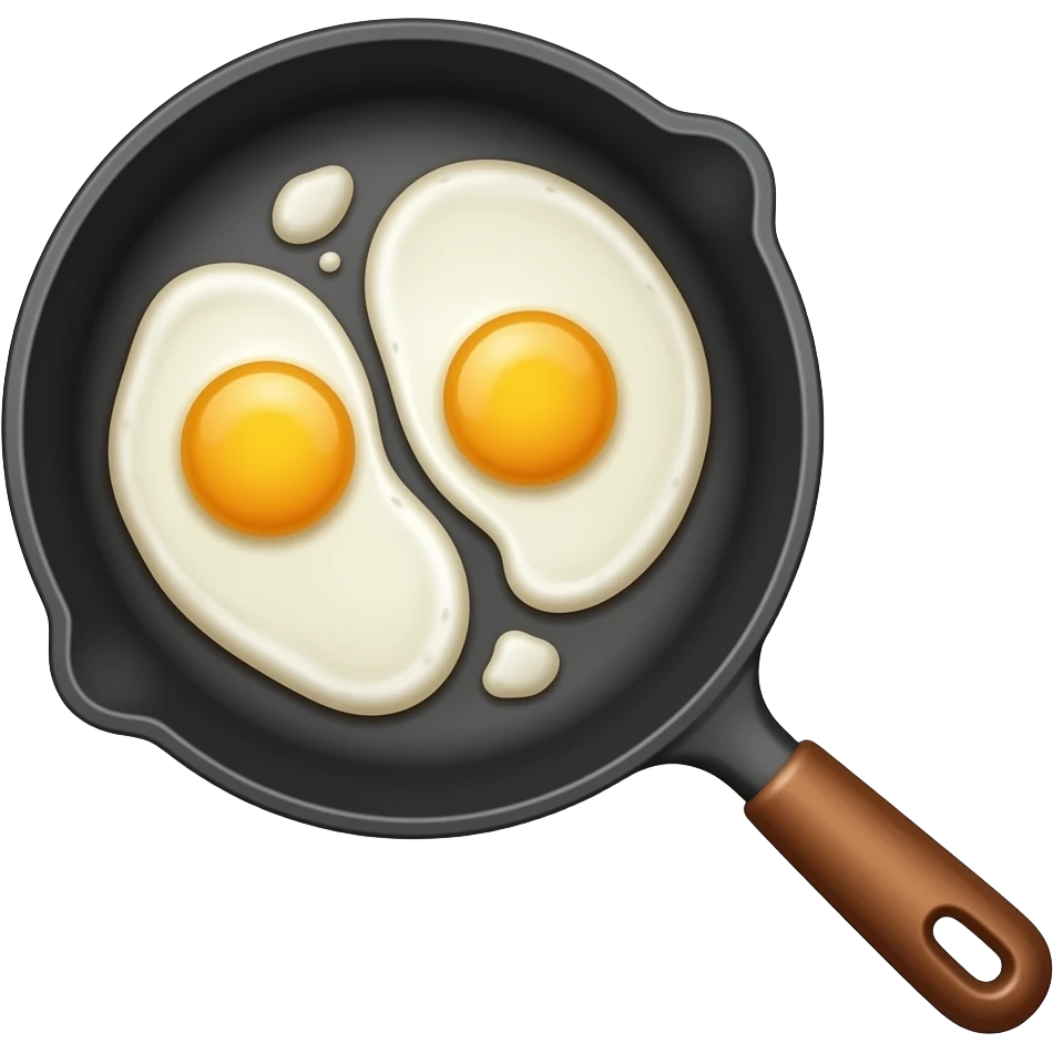 fried eggs in the pan emoji