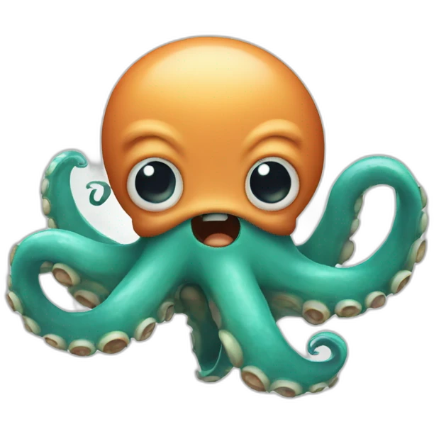 Octopus stinking emoji