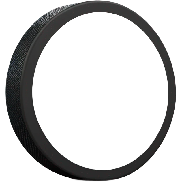 Ice hockey puck emoji