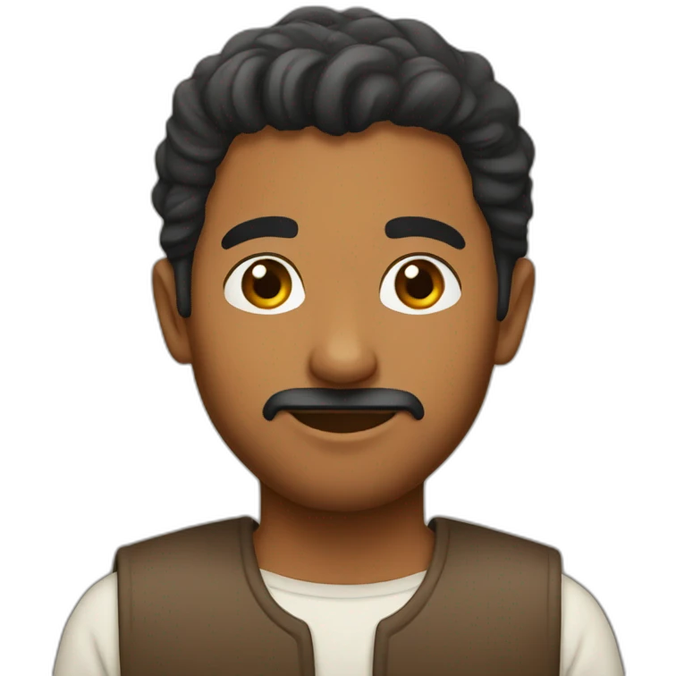 saudi brown man emoji