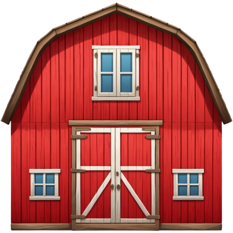 a farm barn emoji