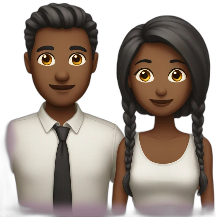 Couple allongé  emoji