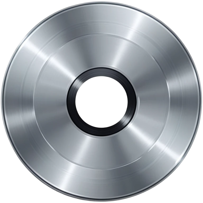 Platinum music record disc emoji
